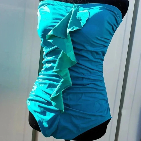 Jantzen Classics Swimwear Blue/Turquoise Bathing suit - Picture 4 of 12